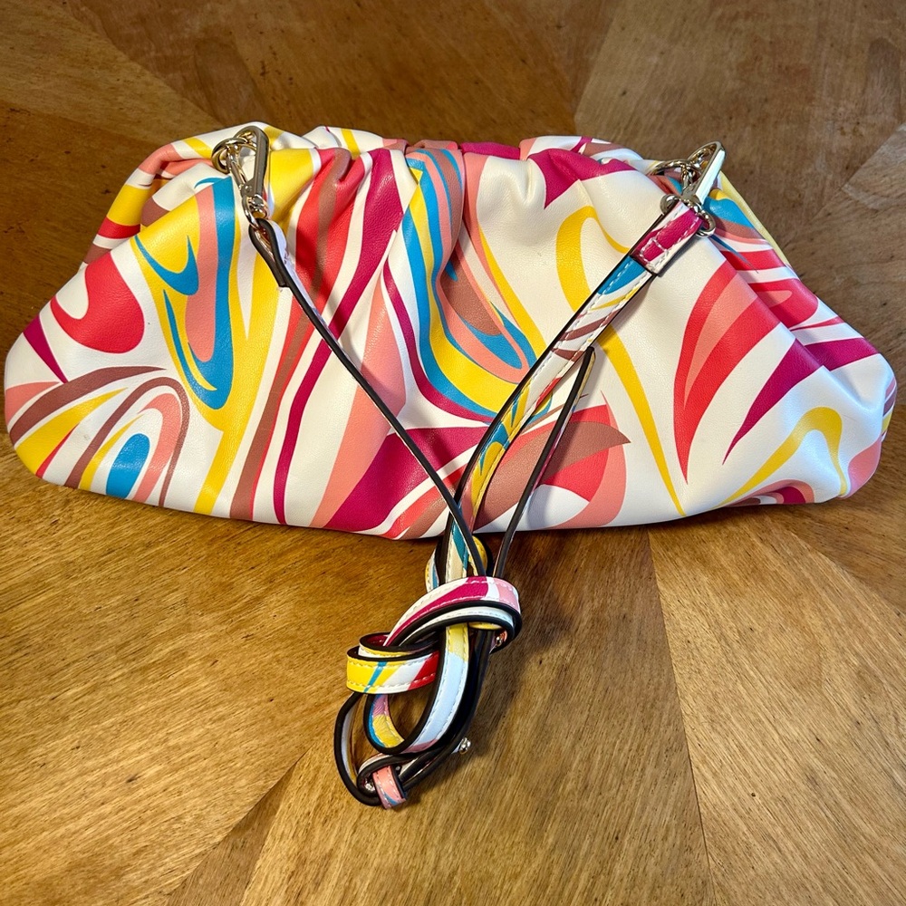 International Concepts Abstract Women's Shoulder Bag / Clutch Bag multicolor . - Picture 14 of 14